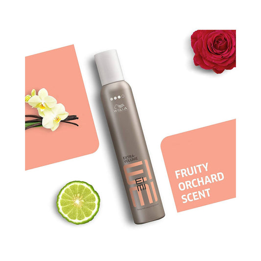 Wella Professionals EIMI Extra Volume Strong Hold Volumizing Hair Mousse 300ml - Pinkbliss