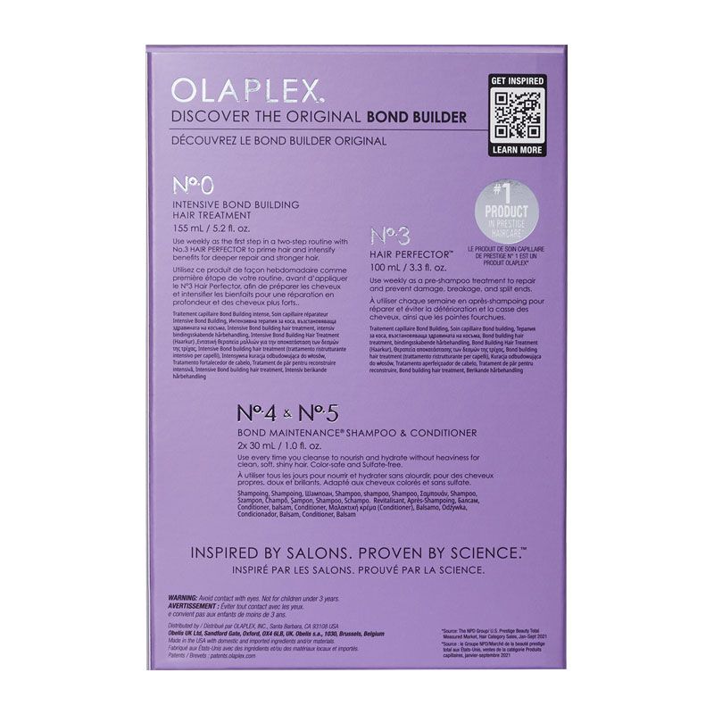 Olaplex Best of Bond Builders Kit – Hair Repair & Strengthening Treatment for Damaged, Color-Treated Hair - Pinkbliss