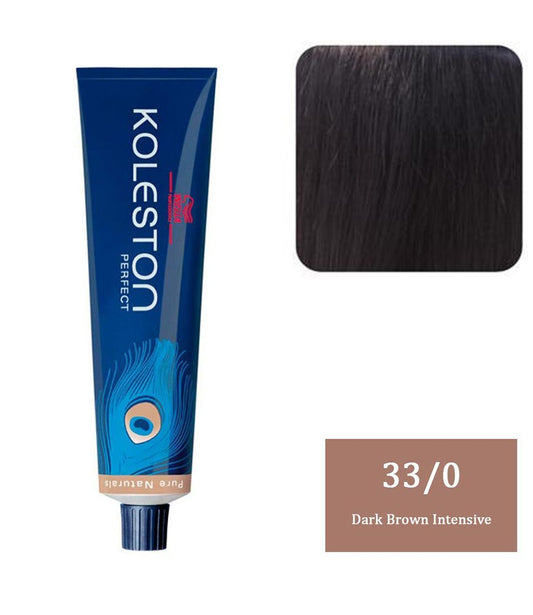 Wella Professionals Koleston me+ Dark Brown Hair Color 33/0 Dark Brown 60g - Pinkbliss