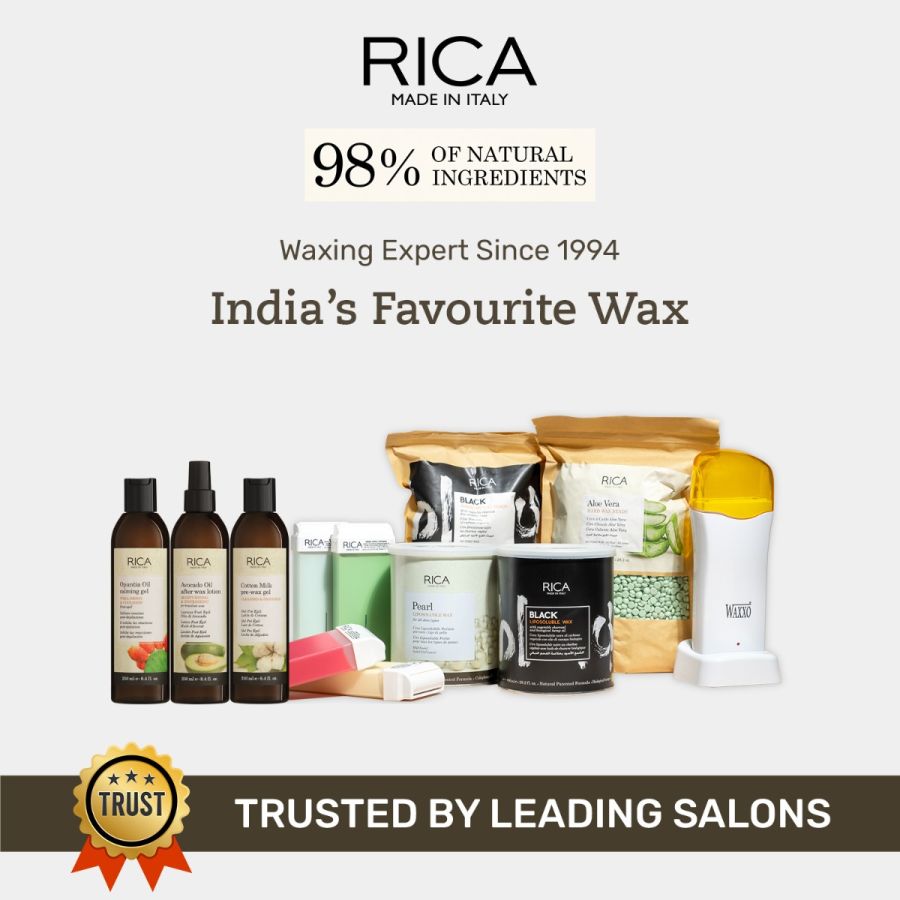 Rica Cotton Milk Pre Wax Gel Cleansing Waxing 250ml - Pinkbliss