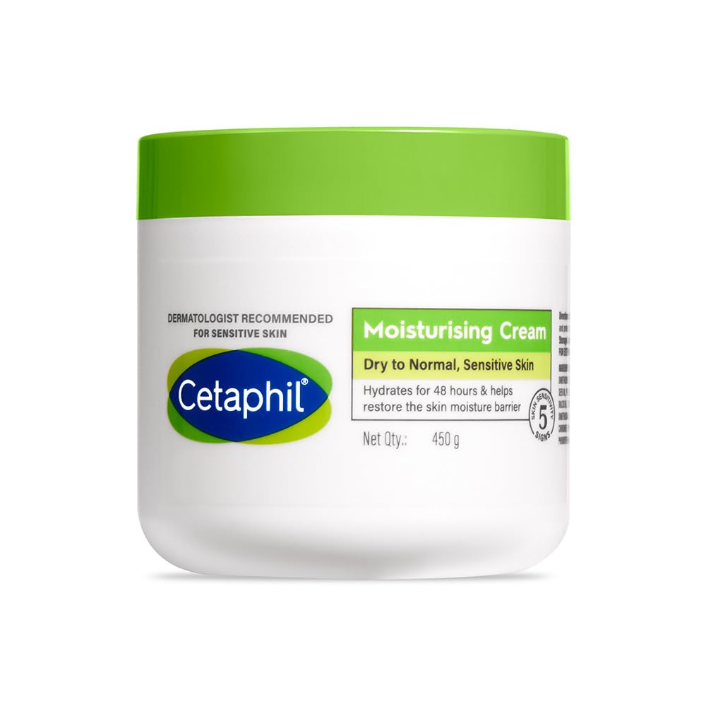 Cetaphil Moisturizing cream 450g - Deep Hydration for Dry to Normal, Sensitive Skin - Pinkbliss
