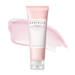 SKIN1004 Poremizing Deep Cleansing Foam 125ml, Makeup Remover, Korean Face Cleanser with Himalayan Pink Salt & Madagascar Centella Asiatica for Facial Pore Cleansing, Korean Skin Care
