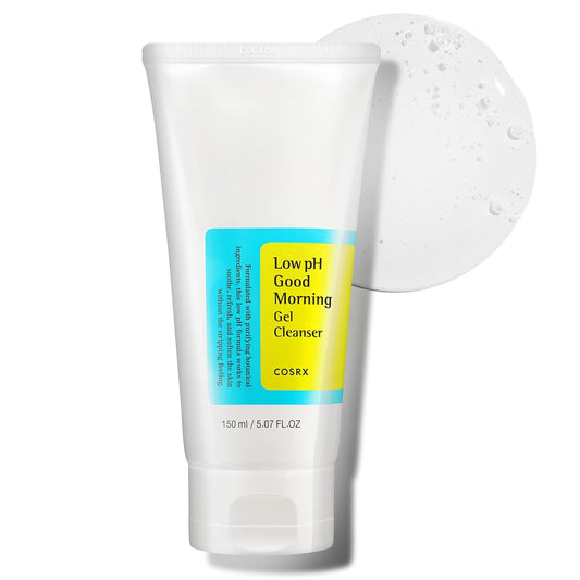 COSRX Low pH Good Morning Gel Cleanser 150ml| Korean Skincare | PH Balancing, Anti-Breakouts - Pinkbliss