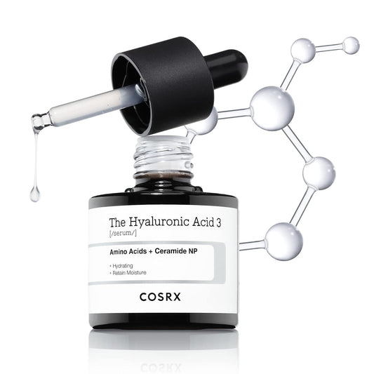COSRX Pure Sodium Hyaluronic Acid 3% Serum 20ml | Hydration, Moisture Boosting Facial Serum for Fine Lines & Wrinkles, Plump & Repair Dry Skin|Korean Skincare - Pinkbliss