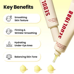 K-SECRET SEOUL 1988 Retinal Eye Cream 30ml – Formulated with Advanced Retinal Liposome 4% and Fermented Bean for Smoother, Refreshed-Looking Eyes | Korean Skincare