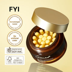 Medicube Deep Vitamin C Golden Boba Capsule Face Moisturizer - Liposome Capsules For Wrinkles, Skin Radiance - Transparent Gel for Glow Hydration - Korean Skin Care 55g