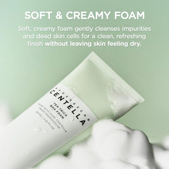 SKIN1004 Tea-Trica BHA Foam 125ml, Makeup Remover with Centella Asiatica & Tea Tree, Korean Face Cleanser for Oil & Sebum Balance, Cleansing Foam for Clearing Impurities, Korean Skin Care