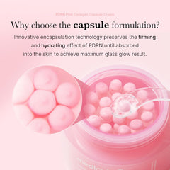 Medicube Salmon DNA PDRN Pink Collagen Capsule Cream, Face Moisturizer | Lightweight Moisturizing Cream | PDRN, Niacinamide for Uneven Skin Tone, Glow hydration | Korean Skin Care 55g