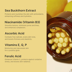 Medicube Deep Vitamin C Golden Boba Capsule Face Moisturizer - Liposome Capsules For Wrinkles, Skin Radiance - Transparent Gel for Glow Hydration - Korean Skin Care 55g