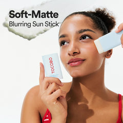 TOCOBO Cotton Soft Sun Stick SPF50+ PA++++ 19g Korean Sunscreen Stick | Matte Finish, Oil Control, Vegan, PEG-Free