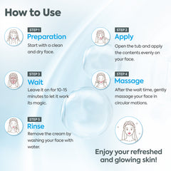 Raaga Professional De-Tan Pack with Kojic, Lactic Acid & Arbutin | Tan Removal Cream | Dermatologically Tested, Sulphate Free Face Pack- 500g - Pinkbliss