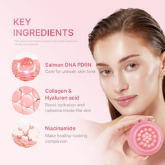 Medicube Salmon DNA PDRN Pink Collagen Capsule Cream, Face Moisturizer | Lightweight Moisturizing Cream | PDRN, Niacinamide for Uneven Skin Tone, Glow hydration | Korean Skin Care 55g