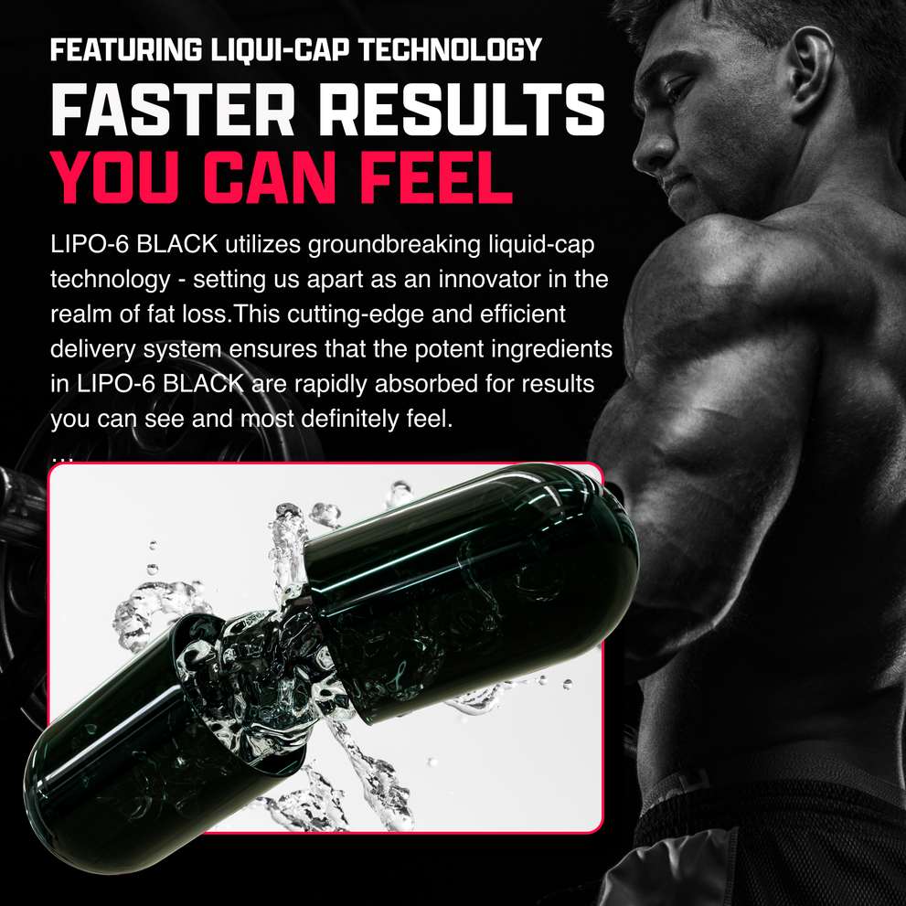 Nutrex Research Lipo 6 Black Powerful Weight Loss Support – 120 Capsules - Pinkbliss