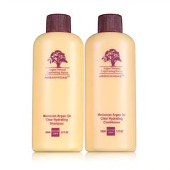 Arganmidas Moroccan Argan Oil Clear Hydrating Shampoo and Conditioner 50ml Each (Travel Kit) - Pinkbliss
