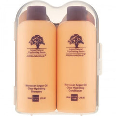Arganmidas Moroccan Argan Oil Clear Hydrating Shampoo and Conditioner 50ml Each (Travel Kit)