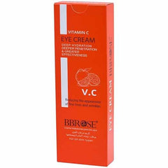 BBROSE Vitamin C Eye Cream (15ml) | Brightening & Hydrating Formula | Reduces Dark Circles, Puffiness & Fine Lines | Anti-Aging & Soothing Under-Eye Care - Pinkbliss
