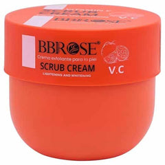 BBROSE Vitamin C Scrub Cream (300ml) | Skin Lightening & Whitening | Deep Exfoliation for Radiant & Even Skin Tone | Removes Dead Skin & Boosts Glow - Pinkbliss