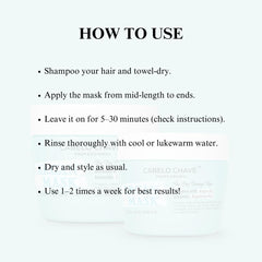 CABELO CHAVE PROFESSIONAL Argan Hair Mask 500ml | Deep Hydration & Frizz Control | Repairs Dry & Damaged Hair | Sulfate & Paraben Free | For Men & Women