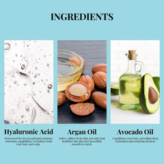 CABELO CHAVE PROFESSIONAL Argan Hair Shampoo | Argan Oil for Silky Smooth Hair | Nourishes & Repairs Dry, Damaged Hair | Hydrating, Sulfate & Paraben Free | For Men & Women