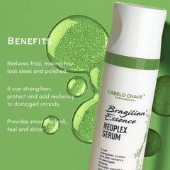 CABELO CHAVE PROFESSIONAL Neoplex Hair Serum – Smooth, Shiny & Frizz-Free Hair | Repair & Strengthen Hair | For Men & Women