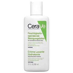 CeraVe Hydrating Cleanser For Normal To Dry Skin (88ml) - Non-Foaming Face Wash with Hyaluronic Acid And Ceramides | Non-Comedogenic, Non-Irritating And Fragrance-Free Cleanser - Pinkbliss