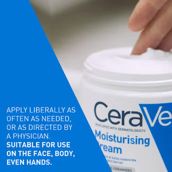 CeraVe Moisturizing Cream For Dry To Very Dry Skin (454g) – Formulated with 3 Essential Ceramides And Hyaluronic Acid | Non-Comedogenic Moisturizer For Face - Pinkbliss