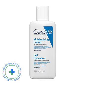 CeraVe Moisturizing Lotion For Dry Skin With Ceramides, Hyaluronic Acid & Fragrance-Free (88ml) - Pinkbliss