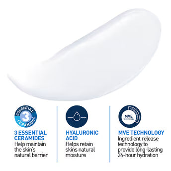 CeraVe Moisturizing Lotion For Dry Skin With Ceramides, Hyaluronic Acid & Fragrance-Free (88ml) - Pinkbliss