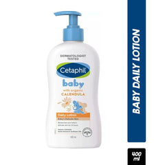 Cetaphil Baby Daily Lotion With Organic Calendula for Face & Body (400ml) - Pinkbliss