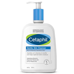 Cetaphil Gentle Skin Cleanser for Dry to Normal, Sensitive Skin 1000ml - Pinkbliss