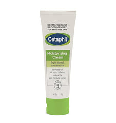 Cetaphil Moisturizing Cream for Dry to Normal Sensitive Skin, 80g - Pinkbliss