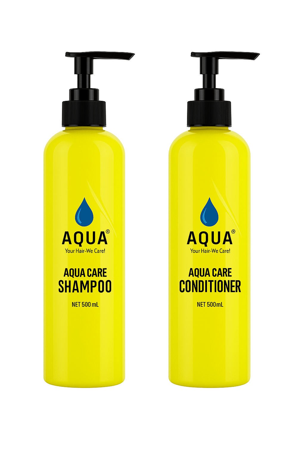 Aqua Professional Gold Hair Care Shampoo and Conditioner 500ml Each - Pinkbliss