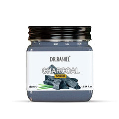 DR.RASHEL Charcoal Scrub For Face and Body 380 ml - Pinkbliss