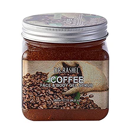 DR.RASHEL Coffee Gel Face and Body Scrub 380ml - Pinkbliss