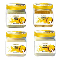 DR.RASHEL Ubtan combo with Scrub, Gel, Cream, Face Pack 1520ml - Pinkbliss