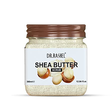 DR.RASHEL Shea Butter Scrub For Face and Body 380 ml - Pinkbliss