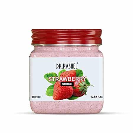 DR.RASHEL Strawberry Scrub For Face and Body 380ml - Pinkbliss