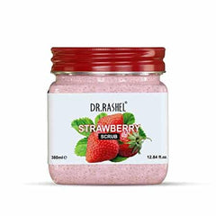DR.RASHEL Strawberry Scrub For Face and Body 380ml - Pinkbliss