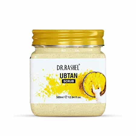 DR.RASHEL Ubtan Scrub For Face and Body 380ml - Pinkbliss