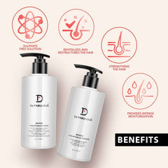 De Fabulous Reviver Hair Repair Shampoo-Conditioner 250ml Each - Pinkbliss