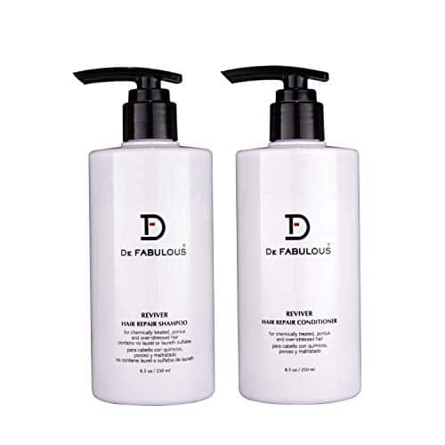 De Fabulous Reviver Hair Repair Shampoo-Conditioner 250ml Each - Pinkbliss