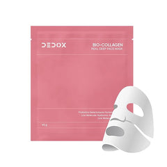 Dedox Bio-Collagen Real Deep Mask | Hydrating Overnight Hydrogel Mask for Pore Minimizing & Elasticity Boost - 45g (Pack of 1) | Korean Glass Skin - Pinkbliss