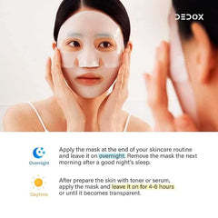 Dedox Bio-Collagen Real Deep Mask | Hydrating Overnight Hydrogel Mask for Pore Minimizing & Elasticity Boost - 45g (Pack of 1) | Korean Glass Skin - Pinkbliss