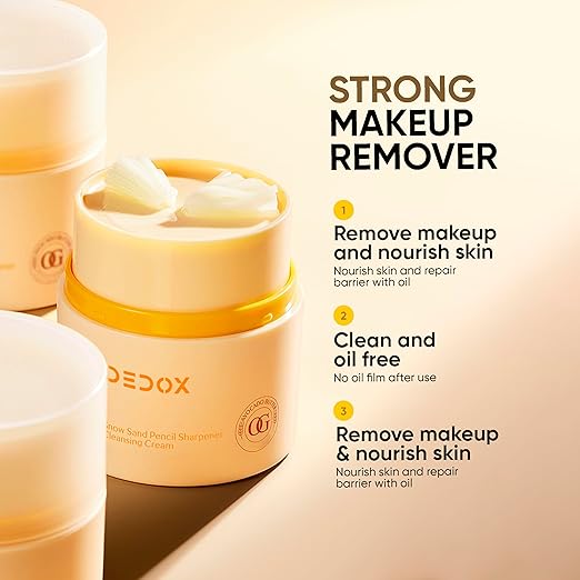 Dedox Snow Pearl Cleansing Balm 45g | Gentle Makeup Remover & Oil Cleanser | Hydrating & Non-Greasy | Mess-Free & Hygienic - Pinkbliss