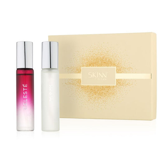 Skinn By Titan Eau De Parfum Gift Pack - Raw & Celeste Crafted For Him & Her 40ml - Pinkbliss