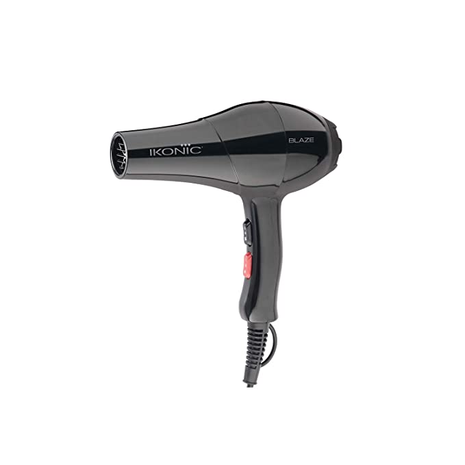 IKONIC Blaze Black Hair Dryer - 1800 Watts - Pinkbliss