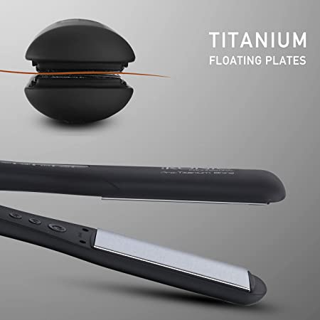 IKONIC PRO TITANIUM SHINE 2.0 BLACK HAIR STRAIGHTENER - Pinkbliss