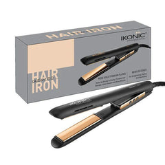Ikonic Professional Gleam Hair Straightener - (Black & Rose Gold) 2.0 - Pinkbliss