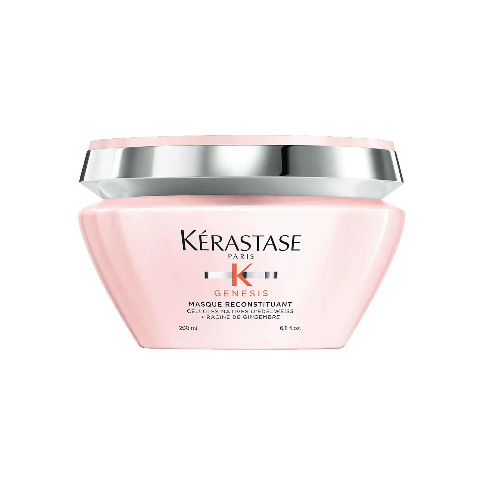KERASTASE Genesis Masque Reconstituant Floral Hair Mask 200ml All Hair Type 6.8 Oz - Pinkbliss