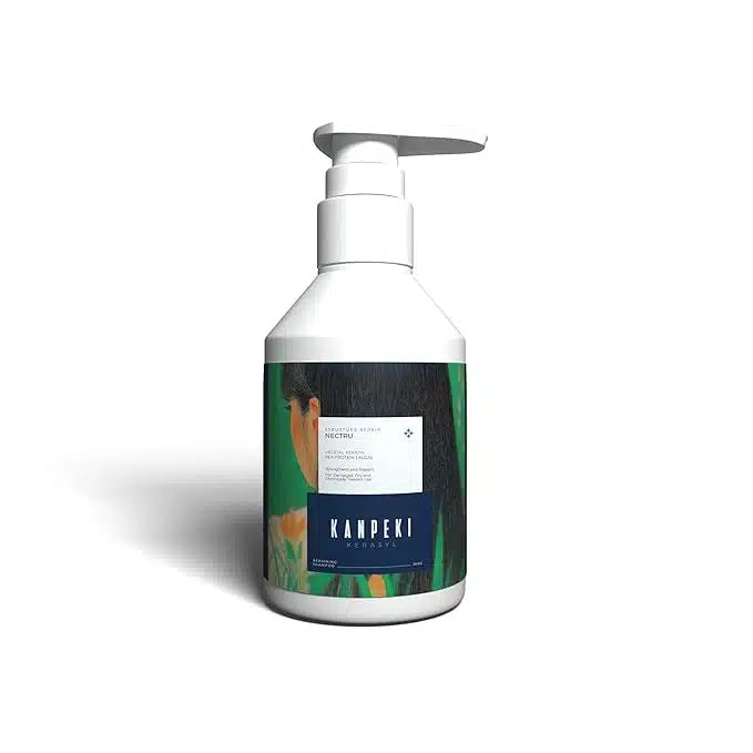 Kanpeki Kerasyl Structure Repair Cleanser For Weak and Damaged Hair | Repairs & Nourishes Damaged Hair, Restores Hair Structure, Strengthens Hair Shaft | Contains Sea Algae, Pea Proteins & Keratin | Nectru – 1000gm - Pinkbliss